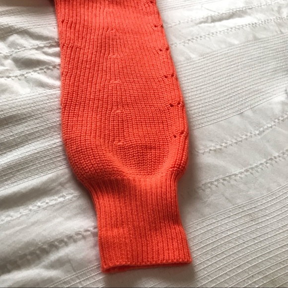 EMORY PARK CORAL KNIT CROPPED TURTLENECK LONG SLEEVE SWEATER - S - Picture 7 of 8